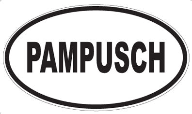 PAMPUSCH - Oval Magnet