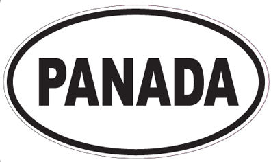 PANADA - Oval Sticker