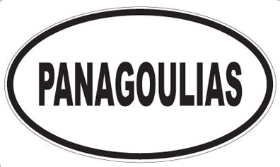 PANAGOULIAS - Oval Magnet