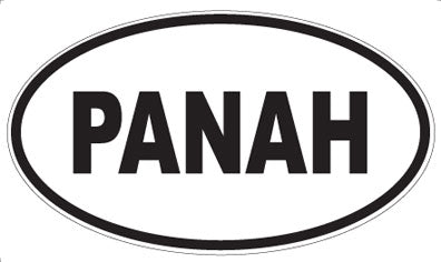 PANAH - Oval Magnet