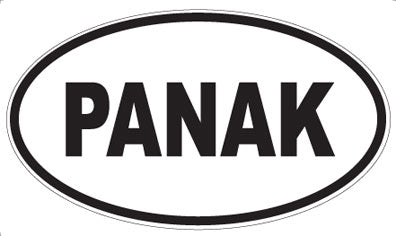 PANAK - Oval Sticker