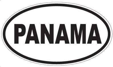 PANAMA - Oval Sticker