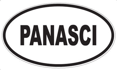 PANASCI - Oval Sticker