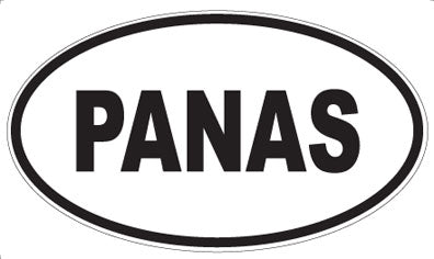 PANAS - Oval Magnet