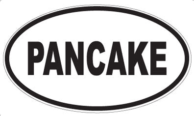 PANCAKE - Oval Magnet