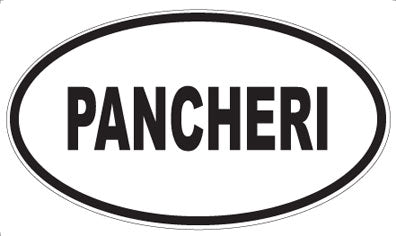 PANCHERI - Oval Sticker