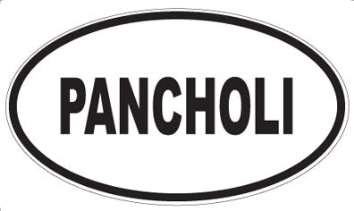 PANCHOLI - Oval Sticker