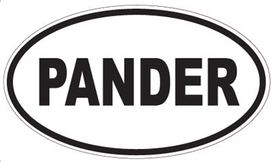 PANDER - Oval Sticker