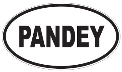 PANDEY - Oval Magnet