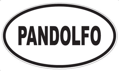 PANDOLFO - Oval Magnet
