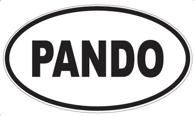 PANDO - Oval Magnet