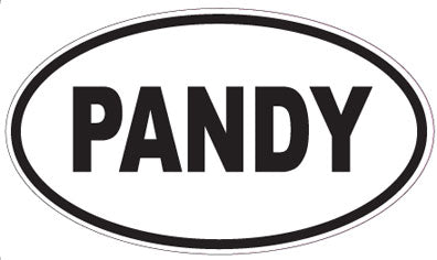 PANDY - Oval Magnet
