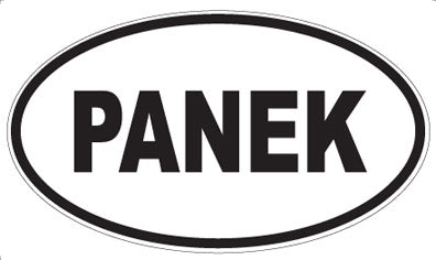PANEK - Oval Magnet