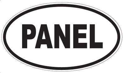 PANEL - Oval Sticker