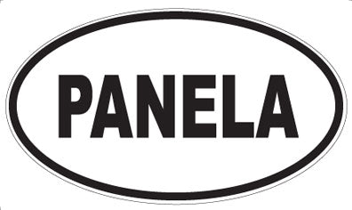 PANELA - Oval Sticker