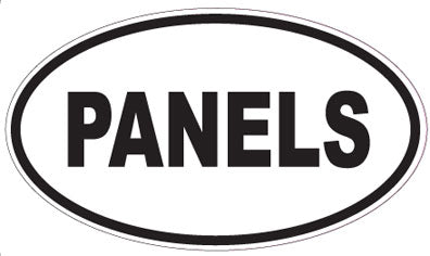PANELS - Oval Sticker