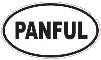 PANFUL - Oval Sticker
