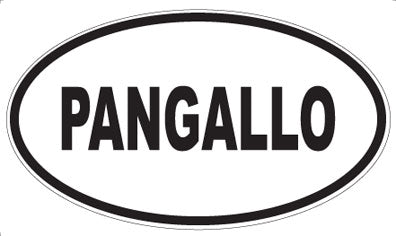 PANGALLO - Oval Magnet
