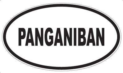 PANGANIBAN - Oval Magnet