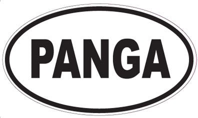 PANGA - Oval Magnet