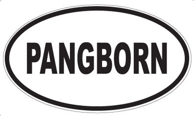 PANGBORN - Oval Magnet