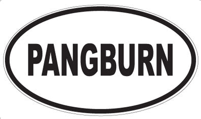 PANGBURN - Oval Sticker