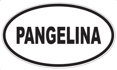 PANGELINA - Oval Magnet