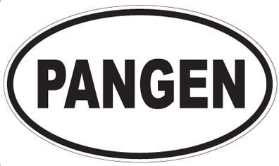 PANGEN - Oval Sticker