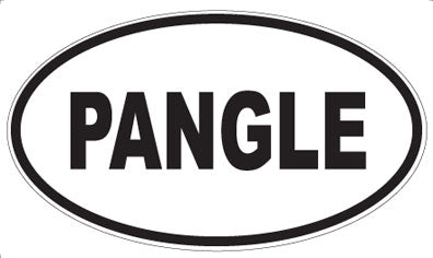 PANGLE - Oval Sticker