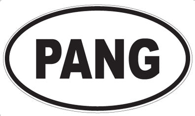 PANG - Oval Magnet