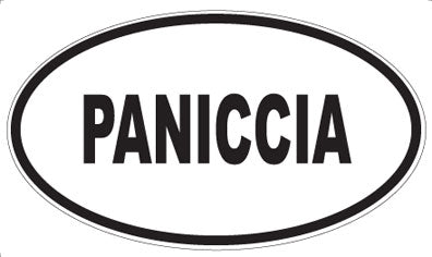 PANICCIA - Oval Magnet