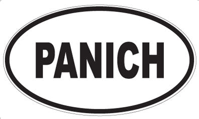 PANICH - Oval Magnet