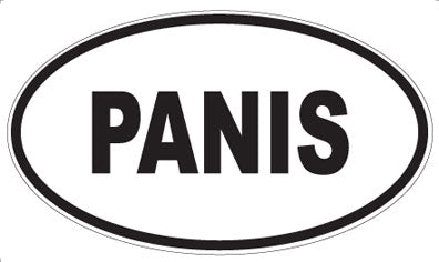 PANIS - Oval Magnet