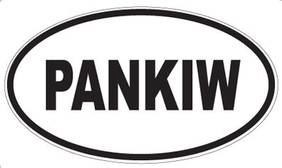 PANKIW - Oval Magnet