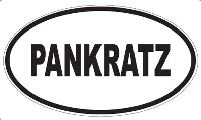 PANKRATZ - Oval Sticker
