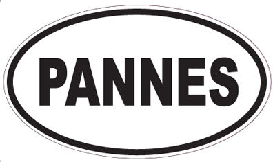 PANNES - Oval Sticker