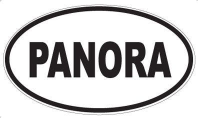 PANORA - Oval Sticker