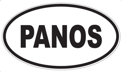 PANOS - Oval Magnet