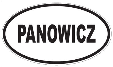 PANOWICZ - Oval Magnet