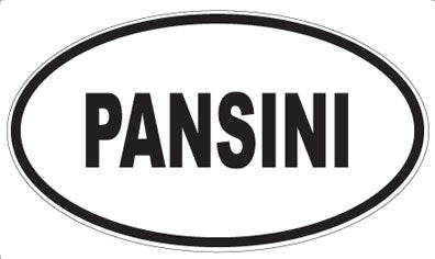 PANSINI - Oval Magnet