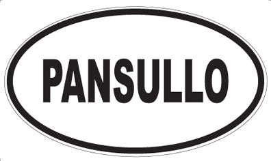 PANSULLO - Oval Magnet