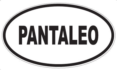 PANTALEO - Oval Sticker