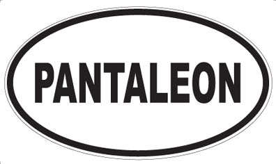 PANTALEON - Oval Sticker