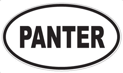 PANTER - Oval Sticker
