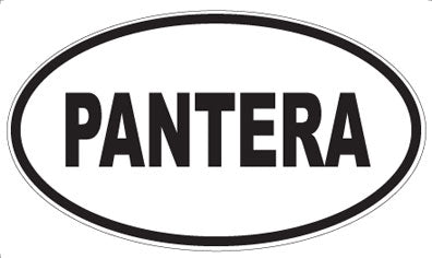 PANTERA - Oval Magnet