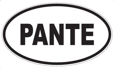 PANTE - Oval Magnet