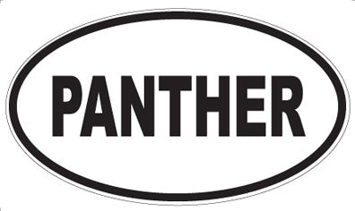 PANTHER - Oval Magnet