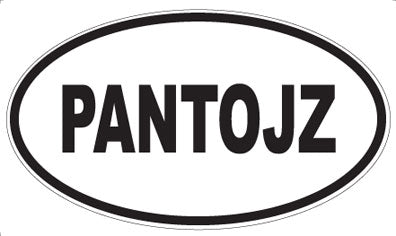 PANTOJZ - Oval Magnet