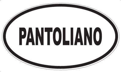 PANTOLIANO - Oval Magnet