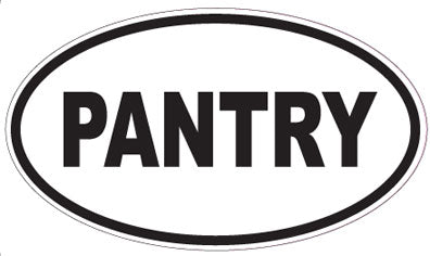 PANTRY - Oval Sticker